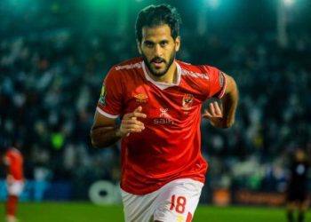 مروان محسن يحرز الهدف الأول للاهلي في شباك دجلة (فيديو) 3
