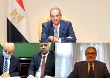طلعت يشهد توقيع اتفاقية تعاون بين وزارة الاتصالات وجامعة الأسكندرية 4