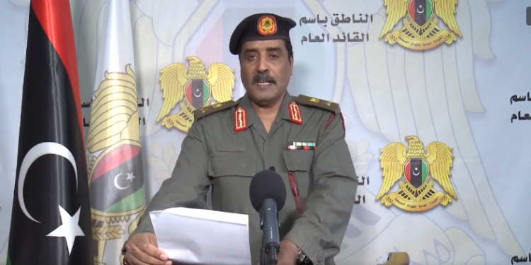 القوات المسلحة الليبية تدعو الشعب الليبي للخروج إلي الشوارع (فيديو) 1