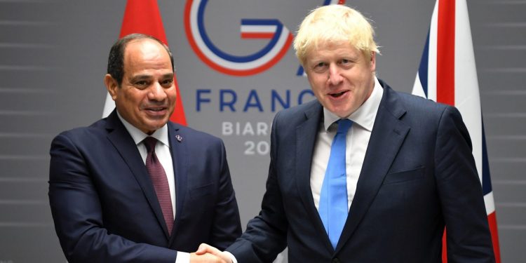 السيسي و جونسون يعملان علي تعزيز العلاقات الاقتصادية بين مصر و بريطانيا 1