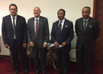 سفير مصر لدى الكاميرون يلتقي وزير الأشغال العامة