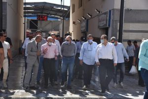 محافظ بورسعيد يتفقد «سوق الأسماك الجديد » بـ حي العرب 1
