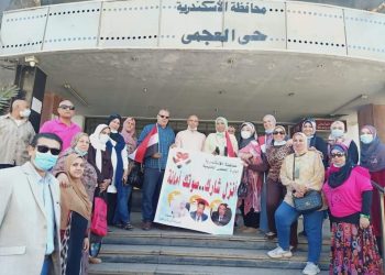 مسيرة بالسيارات لحث المواطنين على المشاركة الانتخابية بالإسكندرية