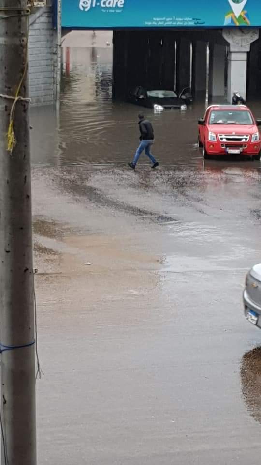10 صور لغرق الإسكندرية بعد 7 ساعات امطار متواصلة 2