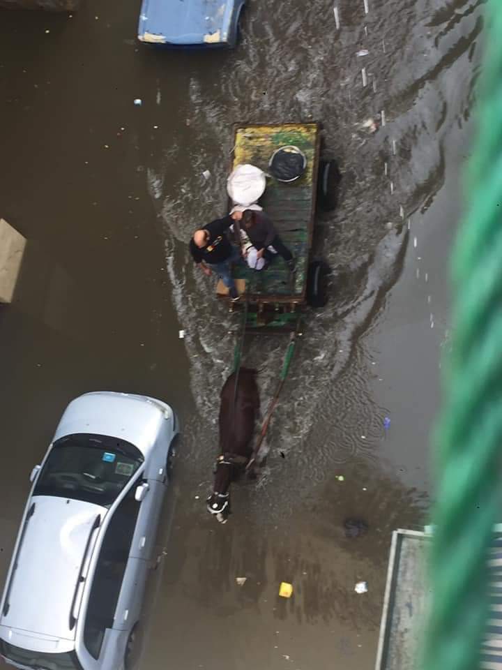10 صور لغرق الإسكندرية بعد 7 ساعات امطار متواصلة 11