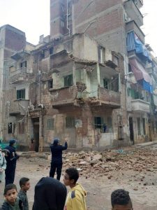 غرب إسكندرية تشهد إنهيار أجزاء من عقار دون وقوع إصابات 2