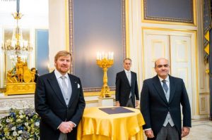 سفير مصر الجديد لدى مملكة هولندا يقدم أوراق اعتماده 2