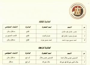 الوطنية للانتخابات تعلن أسماء الفائزين في إعادة النواب.. تعرف عليها 13