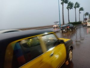 عودة سقوط الأمطار وسوء الأحوال الجوية بالإسكندرية 1