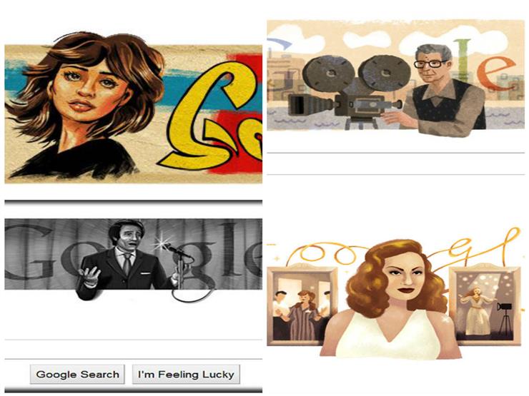 جوجل يحتفل بعيد ميلاد الراحل « أحمد ذكي » كما احتفل بالعديد من نجوم العرب 3