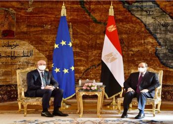 السيسي يستقبل رئيس المجلس الأوروبي بقصر الاتحادية 3