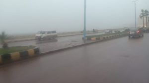 عودة سقوط الأمطار وسوء الأحوال الجوية بالإسكندرية 2