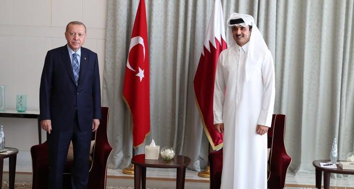 المتواطئين.. أردوغان يستقبل أمير قطر بأنقرة 1