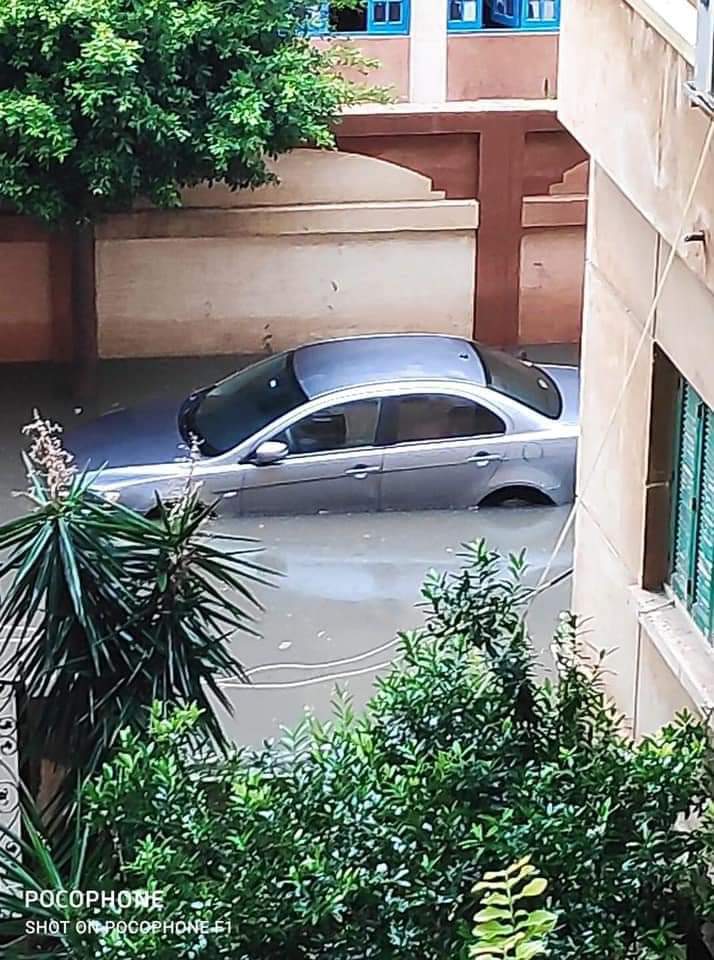 10 صور لغرق الإسكندرية بعد 7 ساعات امطار متواصلة 7