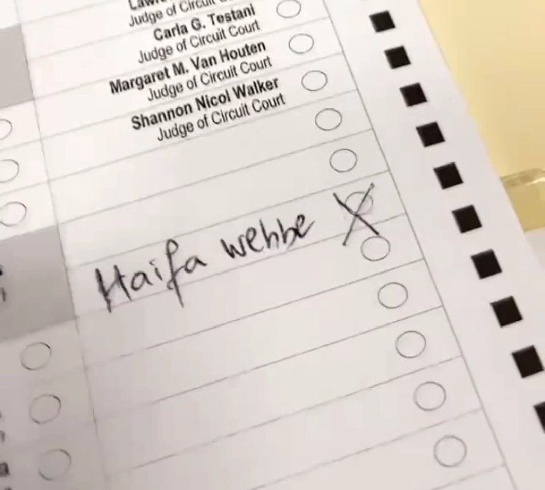 مواطن يصوت لـ«هيفاء وهبي» فى إنتخابات الرئاسة الأمريكية والفنانة تسخر 1