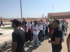 الشباب والرياضة تنظم زيارة للمشاركين فى معسكر زهرة المخيمات لقاعدة برنيس العسكرية 2
