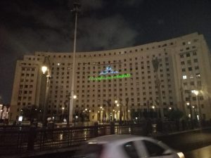 بالصور ..اضاءة وتزين مجمع التحرير بمناسبة انتخابات النواب 6