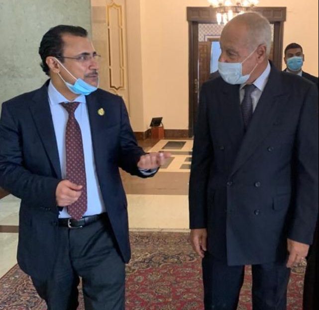 أحمد أبو الغيط يعقد اجتماعاً تشاورياً مع رئيس البرلمان العربي 2
