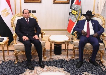 الرئيس السيسي ونظيره بجنوب السودان