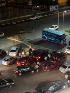 حادث سير بمدينة نصر