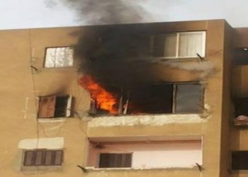 حريق بشقة بمدينة نصر