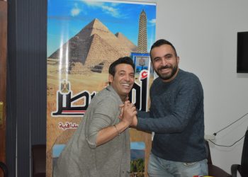 سعد الصغير مع محرر « أوان مصر » الزمالكاوي