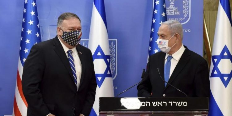 وزيرا الخارجية الامريكي - الإسرائيلي