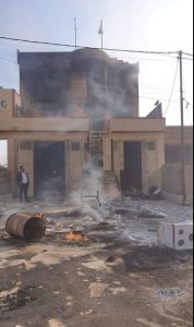 مظاهرات أدت لإحراق مقرات الأحزب السياسية بكردستان العراق 1