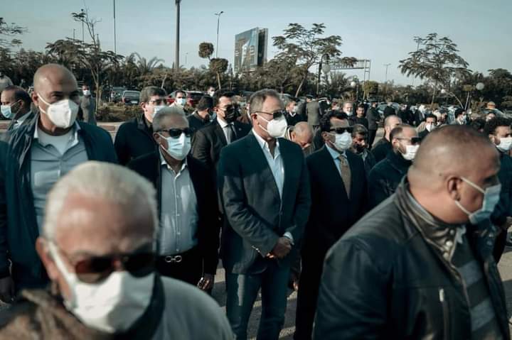 مجلس الأهلي في جنازة أحمد البكري
