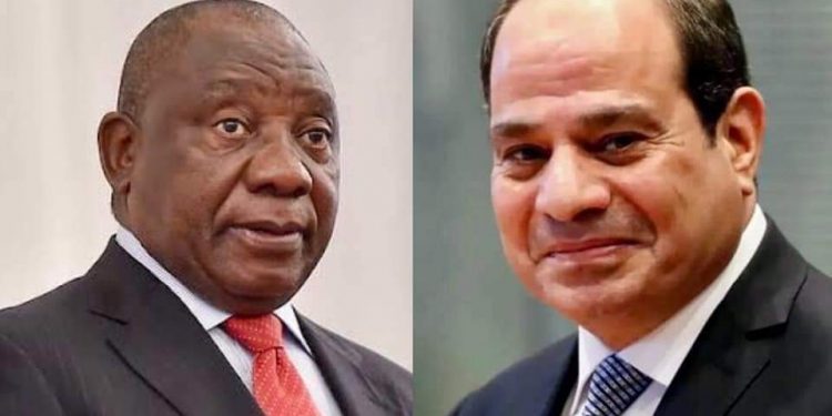 الرئيس السيسي يتباحث تليفونياً مع رئيس جنوب افريقيا مفاوضات سد النهضة 1
