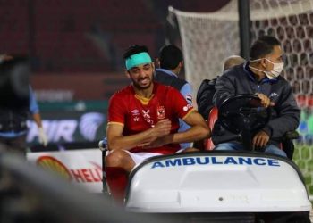 طاهر يجري أشعة في إحدى المستشفيات بعد إصابته في مباراة الاتحاد.. صور 1