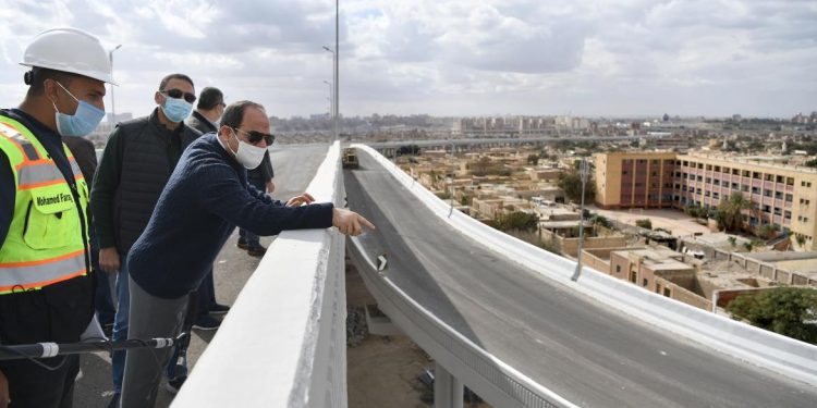 الرئيس السيسي يتفقد عدد من مشروعات تطوير القاهرة الكبرى 1