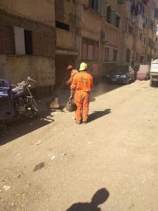 رفع 250 طن مخلفات ومواد صلبة بشوارع حي غرب سوهاج 1