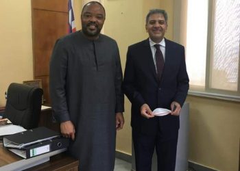 السفير المصري في مونروفيا يلتقي نائب وزير الخارجية الليبيري 1