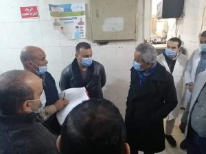 مرور مفاجئ لوكيل وزارة الصحة ليلا لمستشفى نجع حمادي العام 4