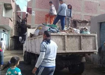 رفع 100 طن مخلفات وقمامة بأخميم سوهاج 1