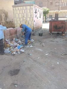 رفع 250 طن مخلفات ومواد صلبة بشوارع حي غرب سوهاج 5