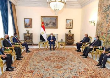 السيسي يستقبل عضو مجلس السيادة السوداني 1