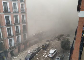 وقوع انفجار عنيف بالعاصمة الإسبانية مدريد 1