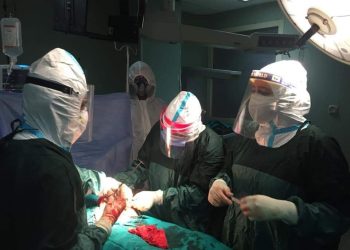 إنقاذ حامل مصابة بكورونا بعملية ولادة عاجلة في «المطرية التعليمي» 1