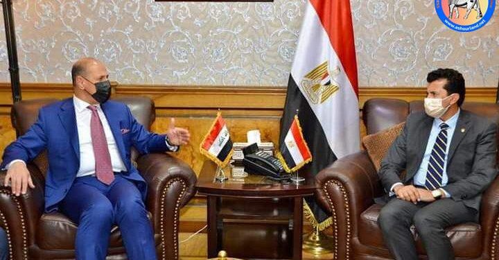 وزير الرياضة العراقي: تنظيم مباريات ودية ومعسكرات مشتركة مع مصر 1