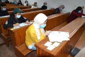 رئيس جامعة الإسكندرية يتفقد سير إمتحانات الفصل الدراسي الأول 1