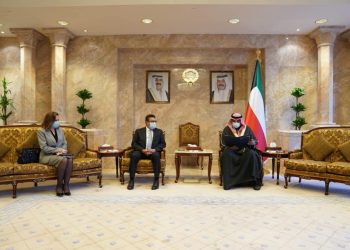 رئيس وزراء الكويت يستقبل السفير المصري 1