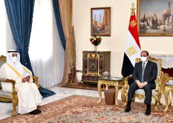 السيسي يستقبل الأمين العام لمجلس التعاون الخليجي 1