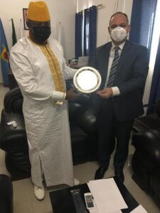السفير المصري في كوناكري يلتقي رئيس جمهورية غينيا بيساو 1
