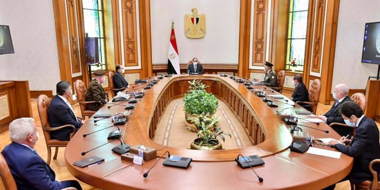 الرئيس يتابع الموقف التنفيذي للمشروع القومي لتنمية وسط وشمال سيناء 1