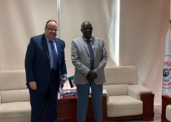 سفير مصر لدى السودان يلتقي بوزير الطاقة.