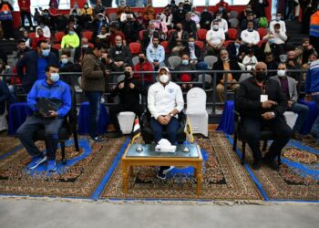 أشرف صبحي يشهد المهرجان الرياضي المتكامل