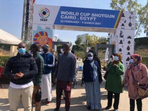 وفد إفريقي في زيارة كأس العالم للرماية