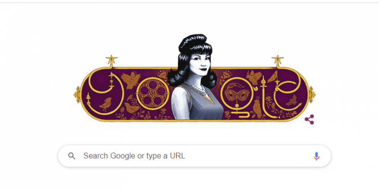 احتفال جوجل بالفنانة شادية